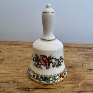 Vintage Coalport Bone China Ming Rose Dinner Bell Made in England